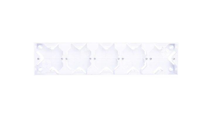 IMPRESJA Puszka natynkowa pięciokrotna biały PNP-5Y/00