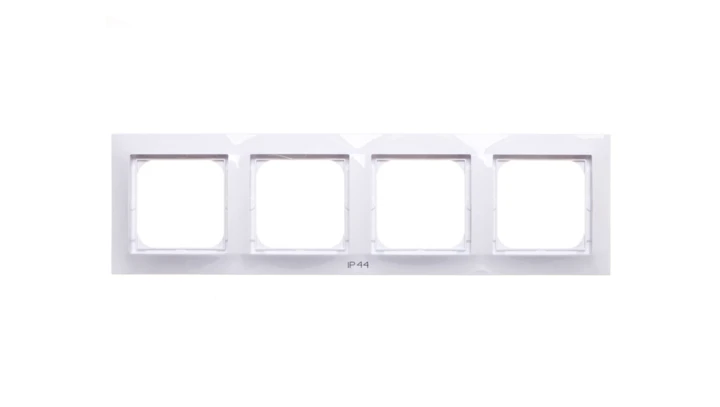 IMPRESJA Ramka poczwórna do łączników IP44 biała RH-4Y/00