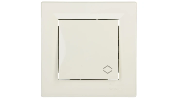 Łącznik Asfora schodowy zaciski śrubowe kremowy z ramką EPH0400323