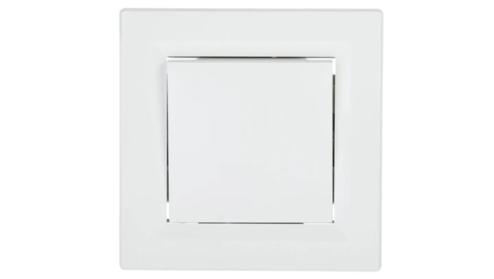 Łącznik Asfora krzyżowy biały z ramką EPH0500121