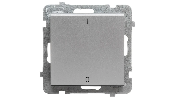 SONATA Łącznik podwójny srebro mat ŁP-11R/m/38