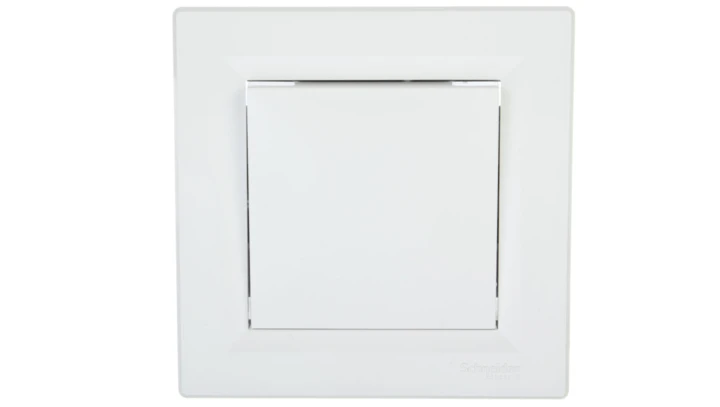 Łącznik Asfora krzyżowy zaciski śrubowe biały z ramką EPH0500321