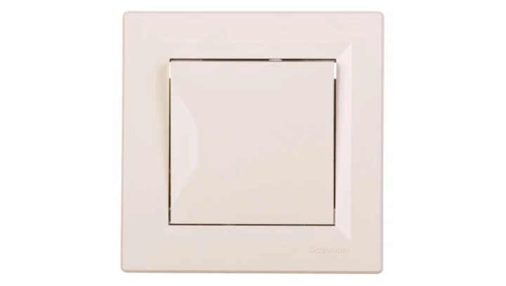 Łącznik Asfora pojedynczy kremowy z ramką EPH0100123