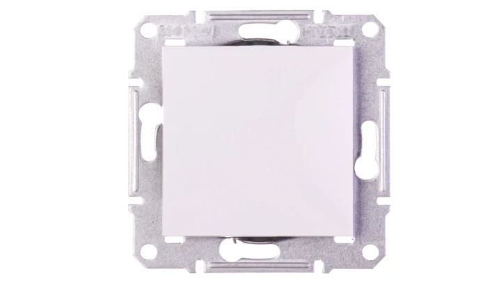 ASFORA Łącznik pojedynczy bez ramki biały EPH0101421