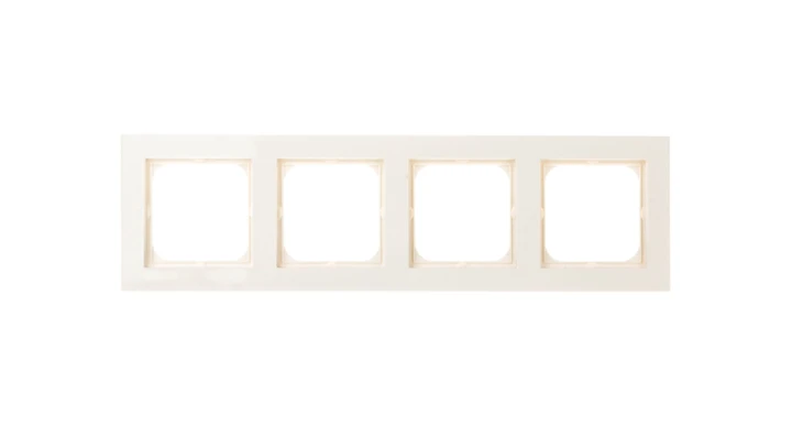 SONATA Ramka poczwórna ecru R-4R/27