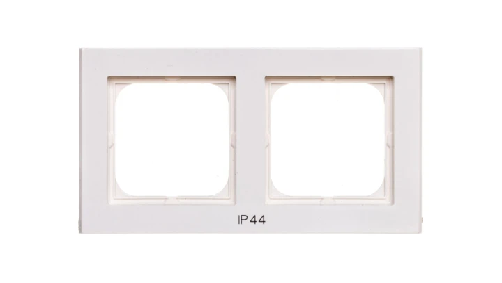 SONATA Ramka podwójna do łączników IP44 ecru RH-2R/27