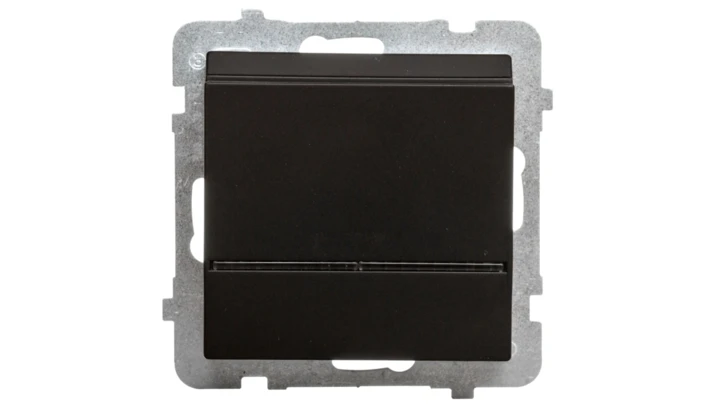 SONATA Łącznik hotelowy z podświetleniem czarny metalik ŁP-15RS/m/33