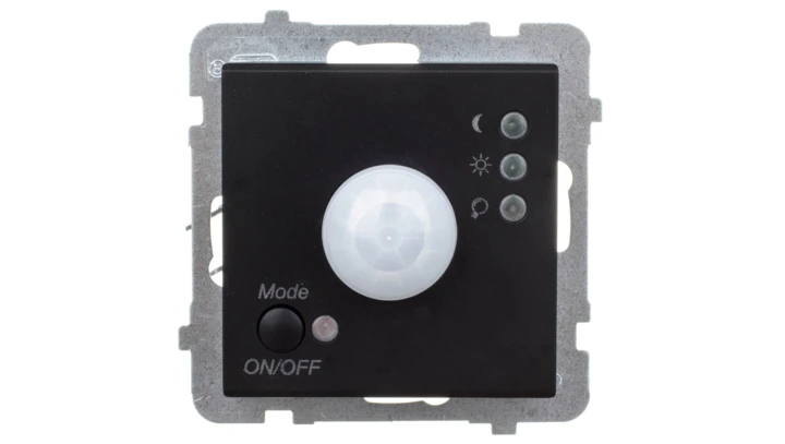 SONATA Elektroniczny czujnik ruchu czarny metalik ŁP-16R/m/33