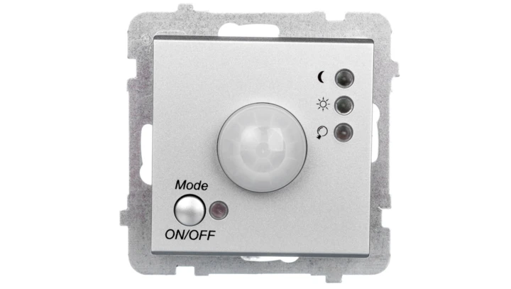 SONATA Elektroniczny czujnik ruchu srebro mat ŁP-16R/m/38