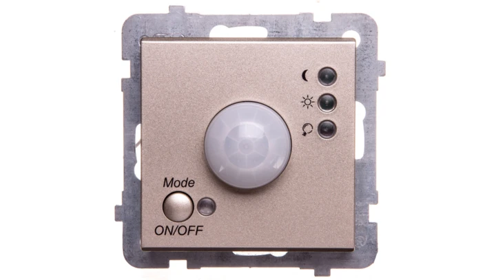 SONATA Elektroniczny czujnik ruchu szampański złoty ŁP-16R/m/39