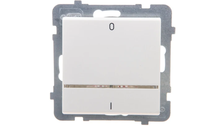 SONATA Łącznik podwójny z podświetleniem ecru ŁP-11RS/m/27