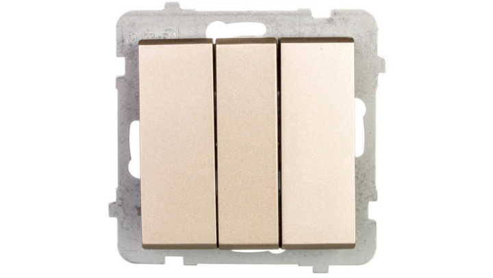 SONATA Łącznik potrójny szampański złoty ŁP-13R/m/39