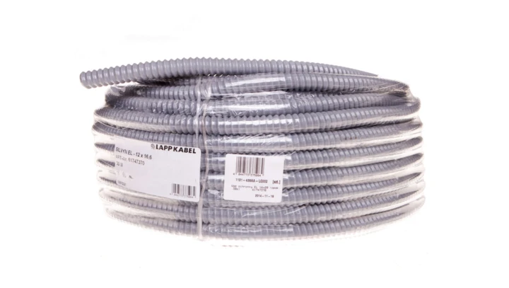 Rura ochronna karbowana PVC SILVYN EL 12x16,4 ciemnoszara 61747370 /30m/
