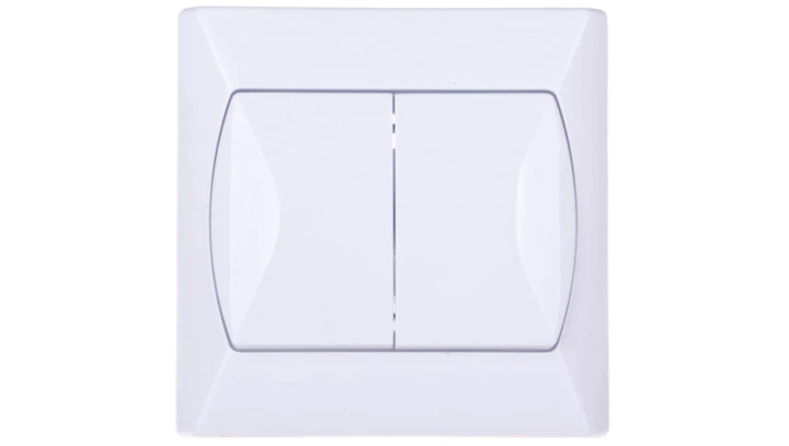 AKCENT Łącznik świecznikowy biały ŁP-2A/00