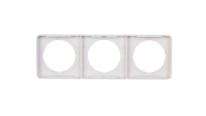 Integro Classic Ramka potrójna pionowa śnieżnobiała 9181919