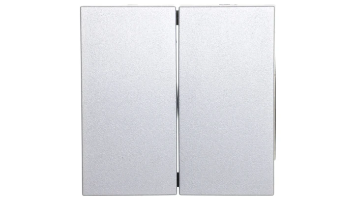 Berker B.1/B.3/B.7 Glas Klawisz podwójny srebrny 16231404