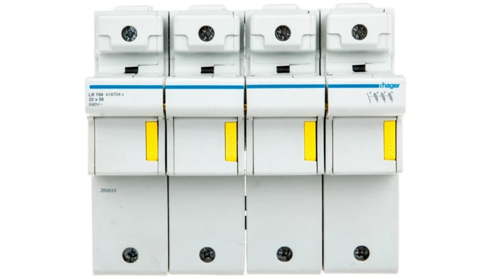 Rozłącznik bezpiecznikowy cylindryczny 4P 22x58mm LR704
