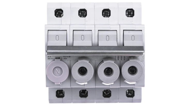 Rozłącznik bezpiecznikowy cylindryczny 4P 10x38mm L95400