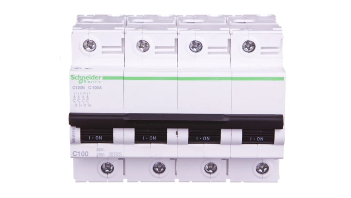 Wyłącznik nadprądowy 4P C 100A 10kA AC C120N A9N18374
