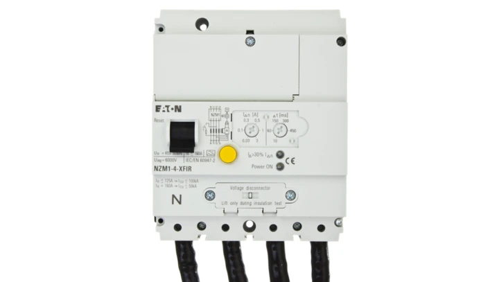 Blok różnicowoprądowy 4P 0,03-0,1-0,3-0,5-1-3A t=10-450ms NZM1-4-XFIR 104608