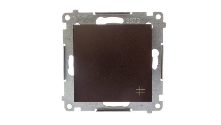 Simon 54 Łącznik krzyżowy, szybkozłącza, brąz mat DW7.01/46