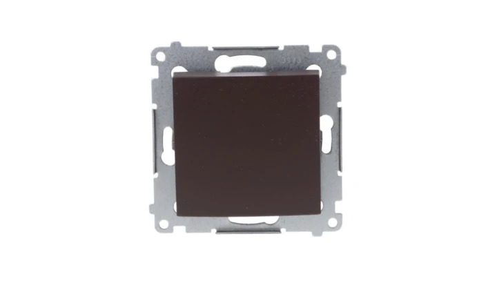 Simon 54 Łącznik pojedynczy, szybkozłącza, brąz mat DW1.01/46