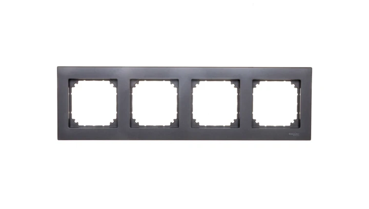 Merten M-Plan Ramka poczwórna antracyt MTN486414