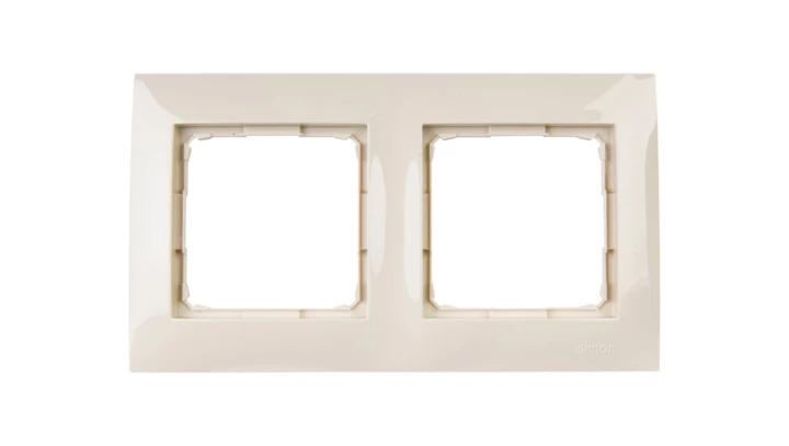 Simon 54 Premium Ramka podwójna kremowa DR2/41