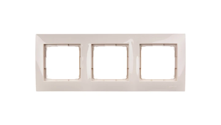 Simon 54 Premium Ramka potrójna kremowa /do karton-gips/ DRK3/41