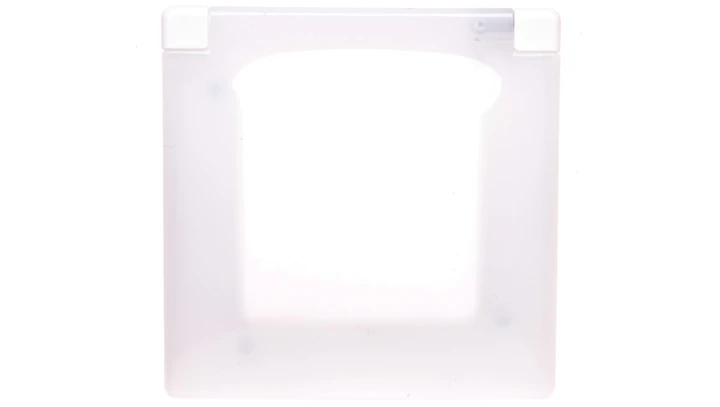 NILOE Ramka pojedyncza biały tworzywo IP44 665000