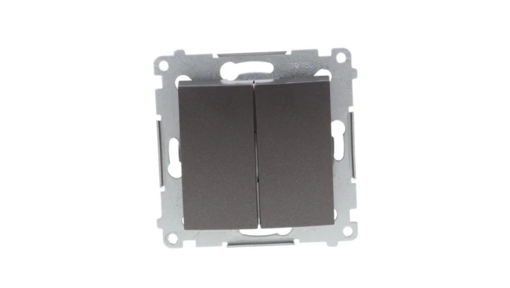 Simon 54 Łącznik świecznikowy, szybkozłącza, antracyt DW5B.01/48