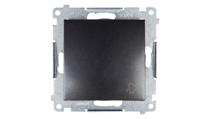 Simon 54 Przycisk /dzwonek/, szybkozłącza, antracyt DD1.01/48