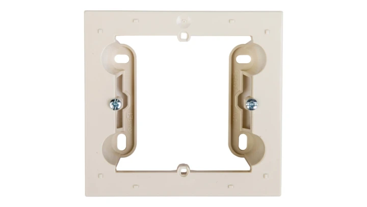 Simon 54 Premium Puszka natynkowa pojedyncza płytka kremowa DPN1/41