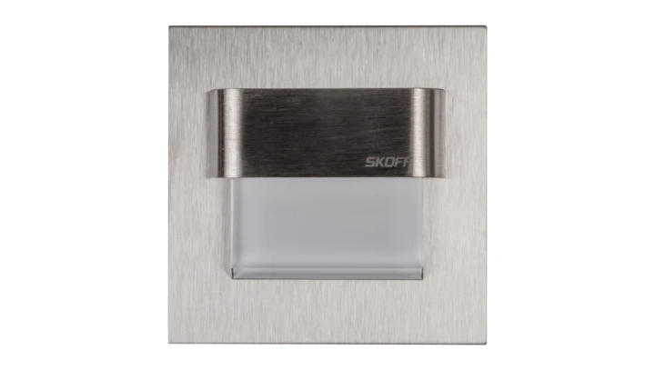 Oprawa przyschodowa TANGO LED Light 10 V DC 0,8 W IP 20 niebieski szlif Inox