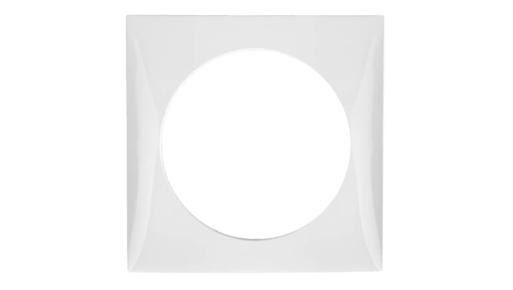 Integro Flow Ramka pojedyncza śnieżnobiała połysk 918272509