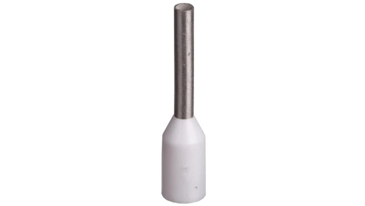 Końcówka tulejkowa izolowana TI 0,5mm2/8mm biała cynowana TI0,5L8x500 /500szt./