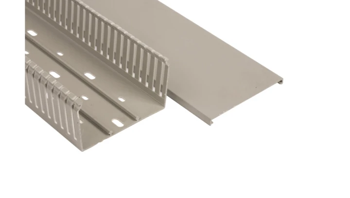 Korytko grzebieniowe 100x60x2000mm jasnoszare E174