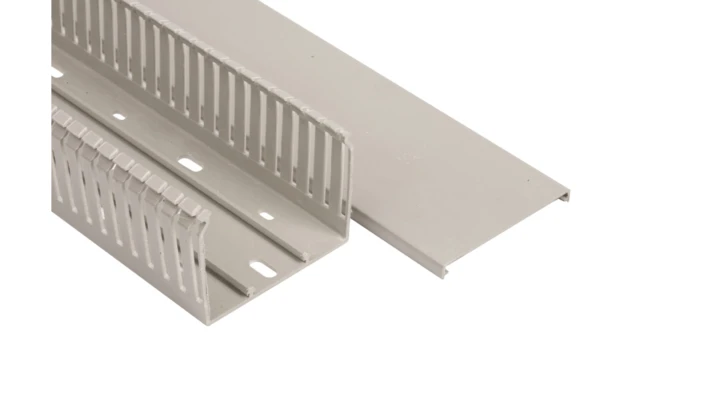 Korytko grzebieniowe 80x60x2000mm jasnoszare E64