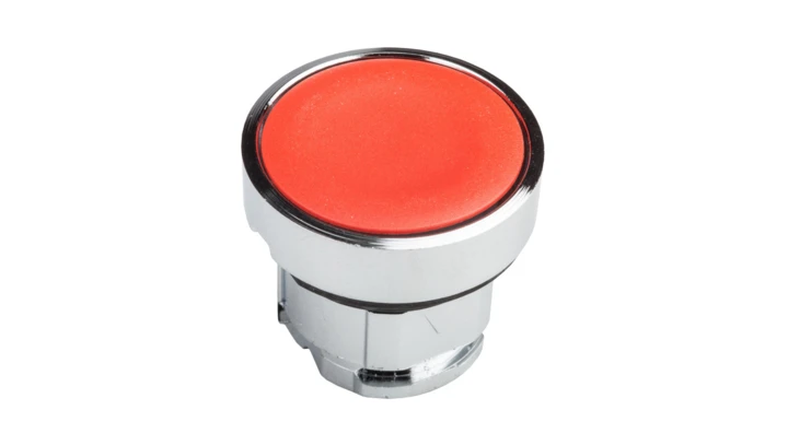 Napęd przycisku czerwony bez podświetlenia z samopowrotem ZB4BA4