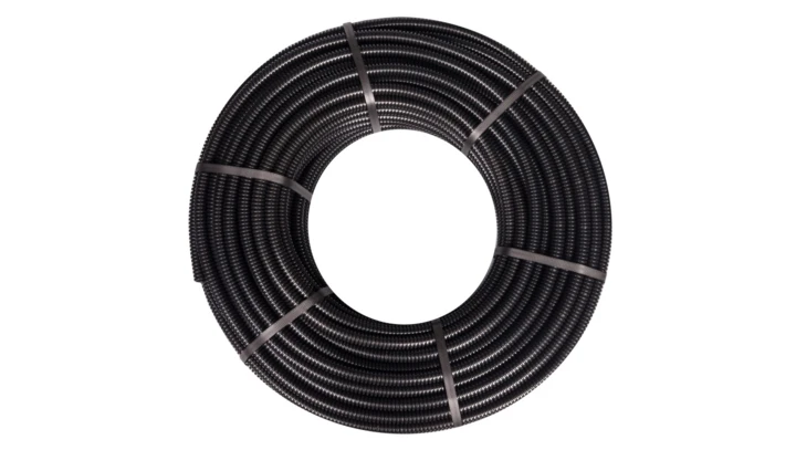 Rura karbowana z pilotem 16mm czarna 750N FK15/16F DX15116R /100m/