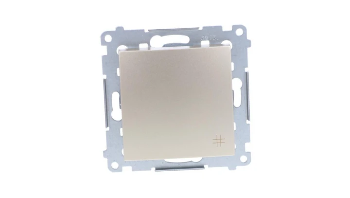 Simon 54 Łącznik krzyżowy, szybkozłącza, złoty mat DW7.01/44