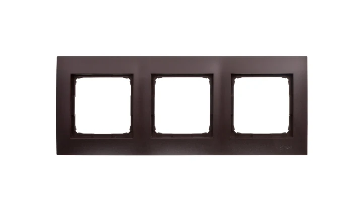 Simon 54 Premium Ramka potrójna brąz mat DR3/46