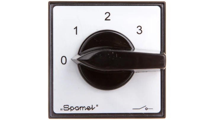 Łącznik krzywkowy 0-1-2-3 5P 16A do wbudowania ŁK15-3.84154\P03