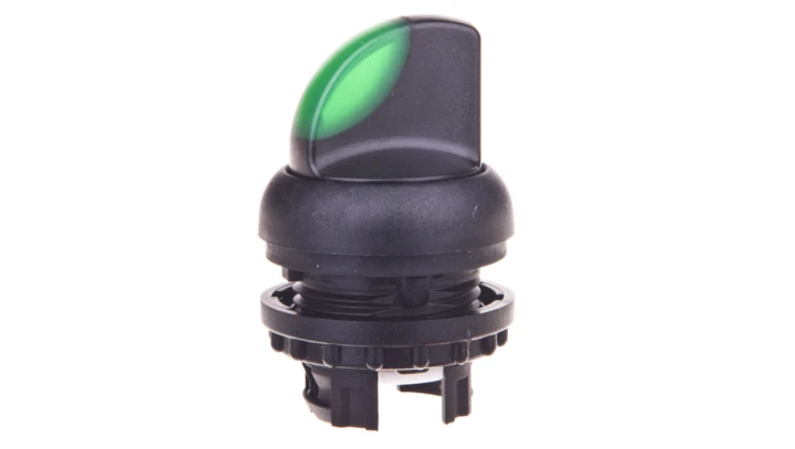 Napęd przełącznika 3 położeniowy zielony z podświetleniem bez samopowrotu M22S-WRLK3-G 216848