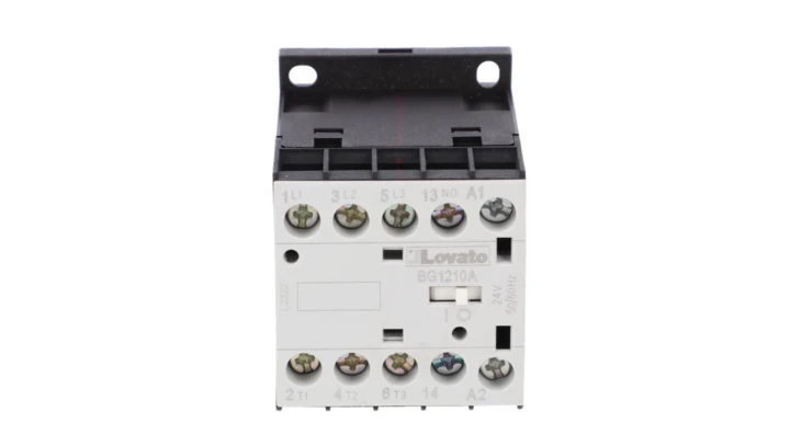 Stycznik mocy 3P 12A 5,7kW przy 400VAC AC3, cewka 24VAC 50/60Hz,1Z 0R 11BG1210A024