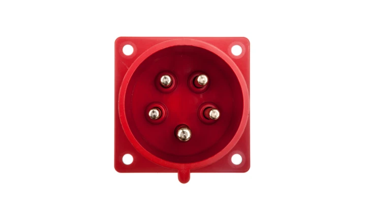Wtyczka tablicowa 32A 5P 400V czerwona IP44 625-6f7