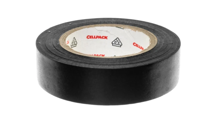 Taśma izolacyjna PVC, 128 0.15-15-10 czarna, 145821