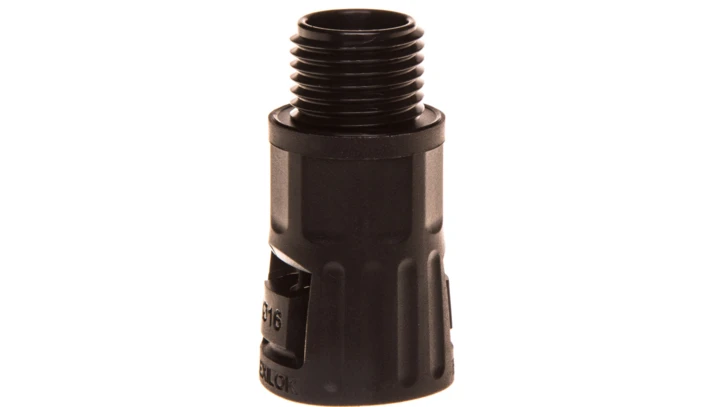 Dławnica poliamidowa do rury ochronnej M16 IP66 czarna SFD 16M/11 E03DK-07060200301