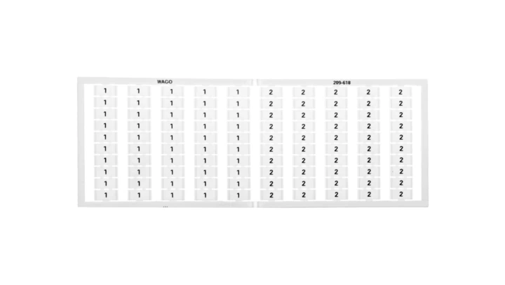 Ramka z oznacznikami 50x 1/2 209-618 /5szt./