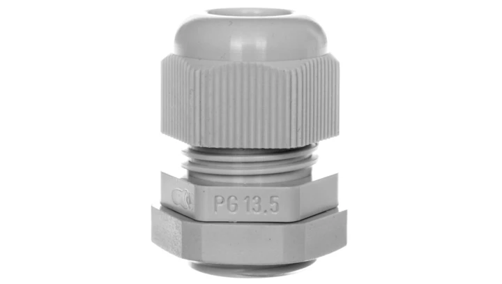 Dławnica kablowa PG 13.5 IP65 z tworzywa jasnoszara AKS 13,5 3600067